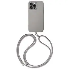 UNIQ COEHL CASE WITH ADJUSTABLE CROSSBODY STRAP FOR 2024 IPHONE 16 PRO | CREME GREY